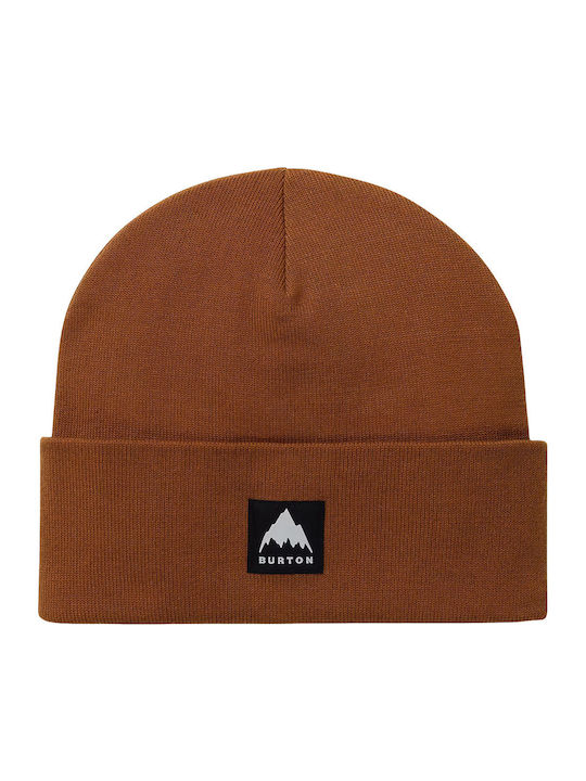 Recycled Kactusbunch Beanie Unisex Beanie Knitted in Brown color