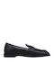 Δερμάτινα Γυναικεία Loafers σε Μαύρο Χρώμα