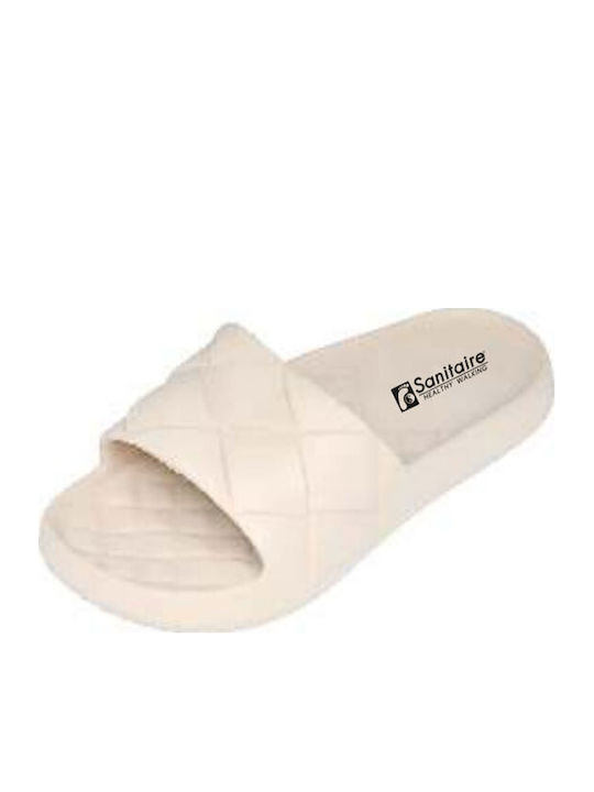 Sanitaire Women's Flip Flops Beige