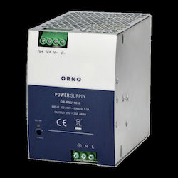 Orno Τροφοδοτικό Ράγας με Έξοδο 24V και Ισχύ 480W 20A