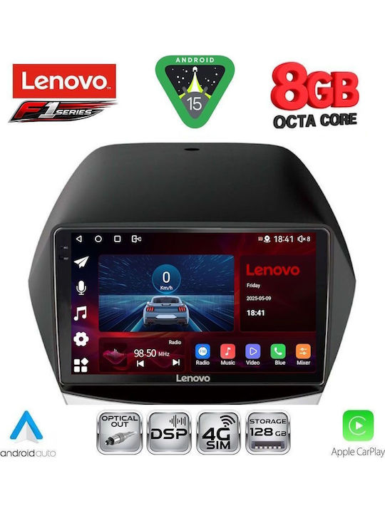 Lenovo Car Audio System for Hyundai iX35 2010-2015 Bluetooth USB Wi-Fi GPS Apple CarPlay Android Auto with 10 Inch Touch Screen LENOVO SSR 10235 CPA