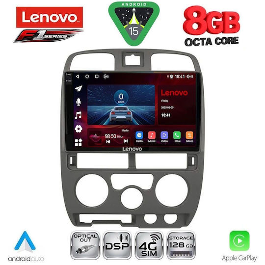 Lenovo Car Audio System Isuzu D-Max 2002-2008 (Bluetooth/USB/WiFi/GPS/Apple-Carplay/Android-Auto) with Touch Screen 9"