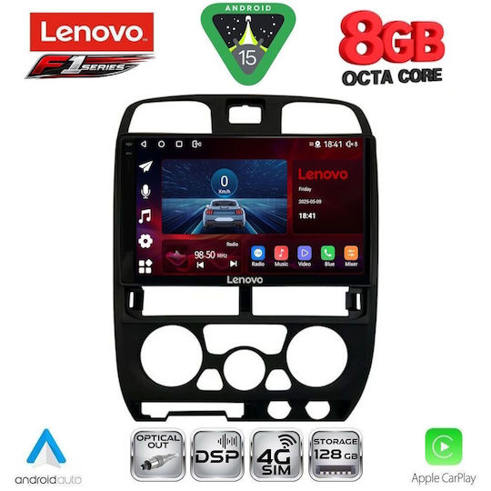 Lenovo Car Audio System Isuzu D-Max 2002-2008 (Bluetooth/USB/WiFi/GPS/Apple-Carplay/Android-Auto) with Touch Screen 9"