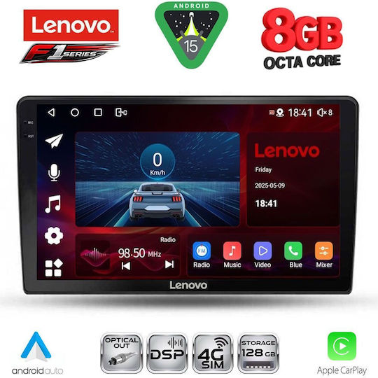 Lenovo Car Audio System for Kia Ceed 2009-2012 (Bluetooth/USB/WiFi/GPS/Apple-Carplay/Android-Auto) with Touch Screen 9"