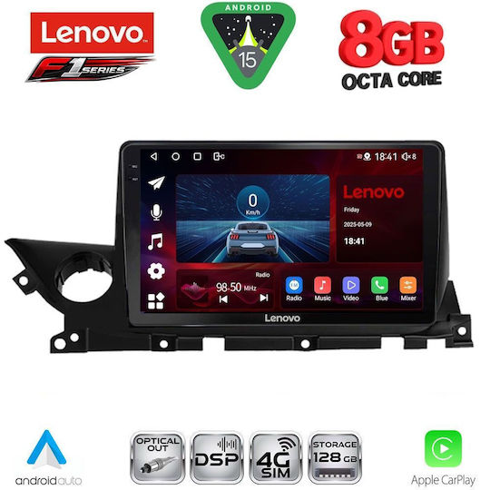 Lenovo Car Audio System for Mazda 6 2021 (Bluetooth/USB/WiFi/GPS/Apple-Carplay/Android-Auto) with Touch Screen 9"