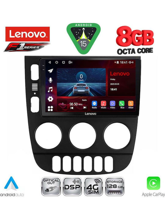 Lenovo Car Audio System for Mercedes-Benz ML 2002-2005 (Bluetooth/USB/WiFi/GPS/Apple-Carplay/Android-Auto) with Touch Screen 9"