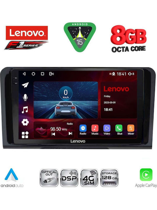 Lenovo Car Audio System for Mercedes-Benz ML / GL Class 2005-2011 (Bluetooth/USB/WiFi/GPS/Apple-Carplay/Android-Auto) with Touch Screen 9"