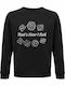 Bio-Unisex Sweatshirt That Is How Roll Dices Dungeons & Dragons Schwarz
