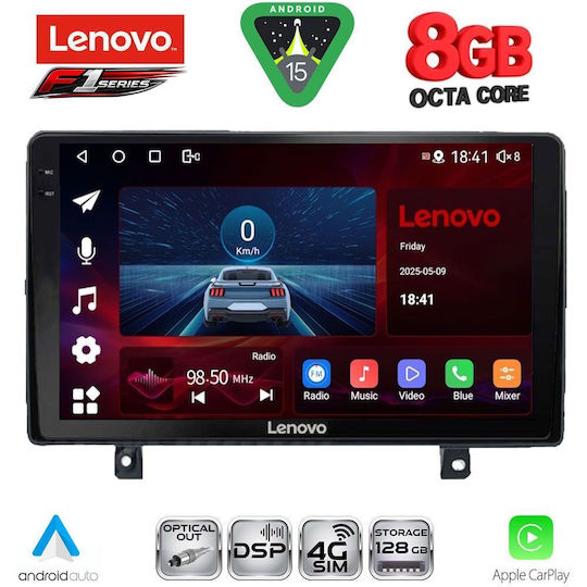 Lenovo Автомобилна Аудио Система За Opel Astra 2004-2011 (Bluetooth/USB/Вграден Wi-Fi/GPS/Apple CarPlay/Android Auto) С Touch Screen 9"