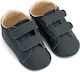 Babywalker Βαπτιστικά Δερμάτινα Sneakers Αγκαλιάς Μπλε
