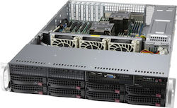 Supermicro 2u 8x 3.5 Hot-swap Sas3/sata Drive 2x1200w