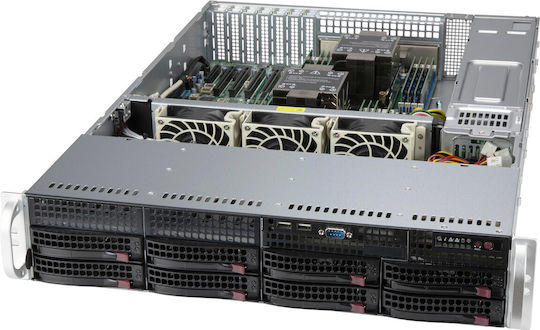 Supermicro 2u 8x 3.5 Hot-swap Sas3/sata Laufwerk 2x1200w