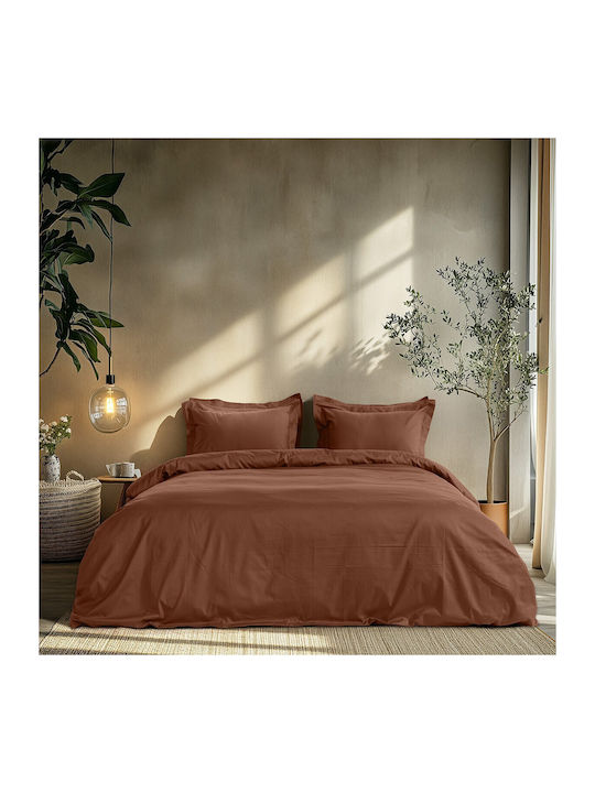 Beauty Home Set Bed Sheets Super-Double with Ru...