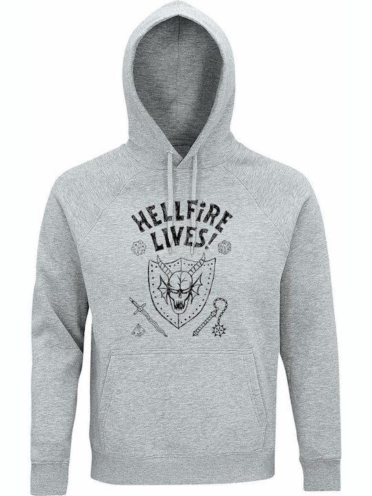 kirikoko Kinder-Sweatshirt mit Kapuze Grey Mela...
