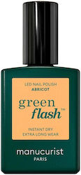 Manucurist Green Flash Lac De Unghii Abricot 15ml