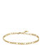 Luca Barra Men's Bracelet made of Steel Gold Plated