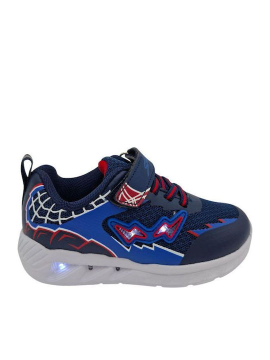 Παιδικά Sneakers με Φωτάκια Μπλε