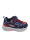 Παιδικά Sneakers με Φωτάκια Μπλε