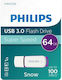 Philips Snow 64GB USB 3.0 Stick Pink