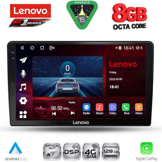 Lenovo Car Audio System for Kia Sportage 2004-2010 (Bluetooth/USB/WiFi/GPS/Apple-Carplay/Android-Auto) with Touch Screen 9"
