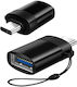 Converter USB-C male to USB-A female Gray 1pcs AT06277