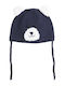 Kids Beanie Knitted Navy Blue