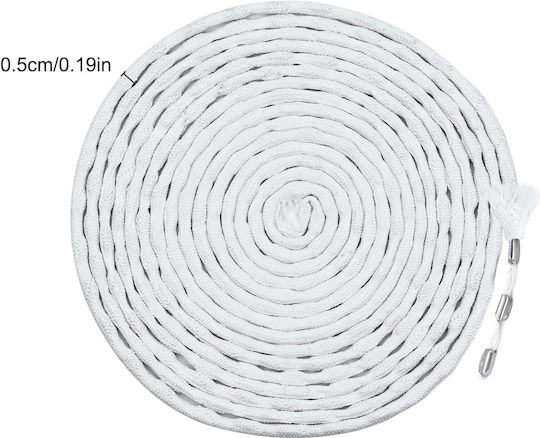 Tie-Back Rope made of Fabric White 1pcs Tie-Back Rope made of Fabric White 1pcs