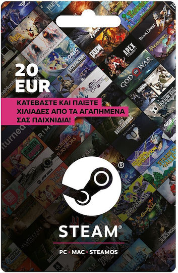 Steam Gift Card 20€ Key for PC
