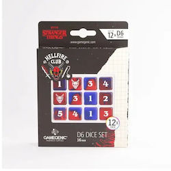 Stranger Things Hellfire Club 16mm D6 Dice Set ...