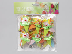 Clothespins Clown Set 6 8cm