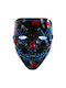 Halloween Lightning LED Maske Mit Licht Blau