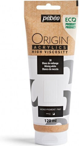 Ακρυλικο Pebeo Origin 120ml Mixing White
