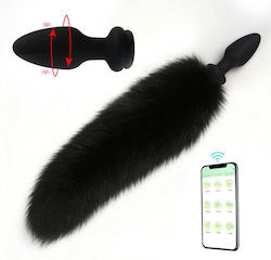 Anal Plug with Wireless Functionality and Vibration Black