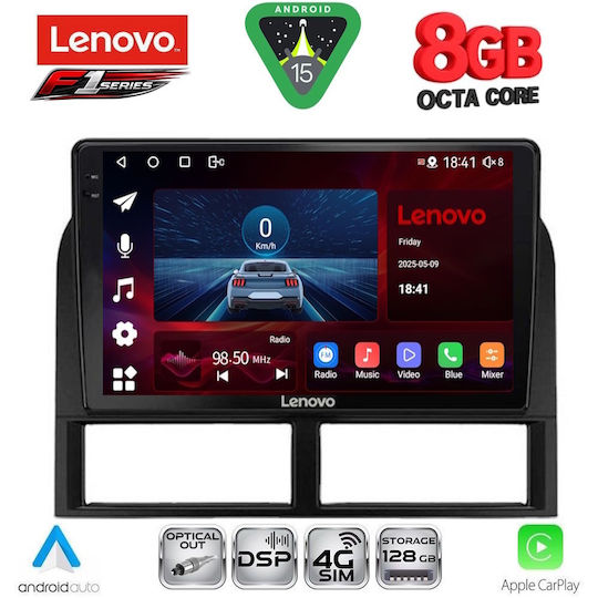 Lenovo Car Audio System for Jeep Grand Cherokee 1999-2004 (Bluetooth/USB/WiFi/GPS/Apple-Carplay/Android-Auto) with Touch Screen 9"
