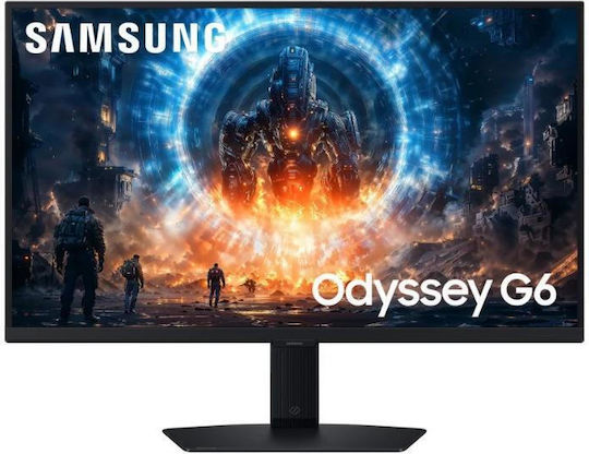 Samsung Odyssey G6 G60F IPS HDR Gaming Monitor 27" QHD 2560x1440 350Hz με Χρόνο Απόκρισης 1ms GTG