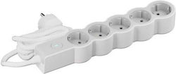 Legrand Std Power Strip 5 Sockets with 5m Cable Gray