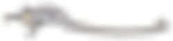 Μανετα Rms Suzuki Dl 650 04-06 Δεξια Ασημι # 184122150 Μανετα Rms Suzuki Dl 650 04-06 Δεξια Ασημι # 184122150