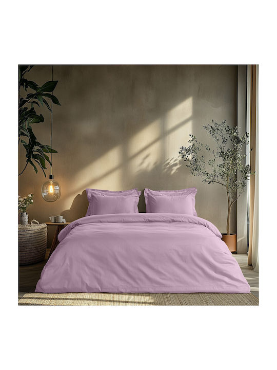 Beauty Home Set Bed Sheets Super-Double with Ru...