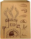 Vesital Kraft Food Packaging Bag L27xW12cm