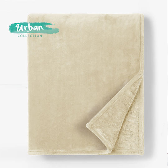 Cosy All Seasons Super Double 220x240cm Cream Blanket