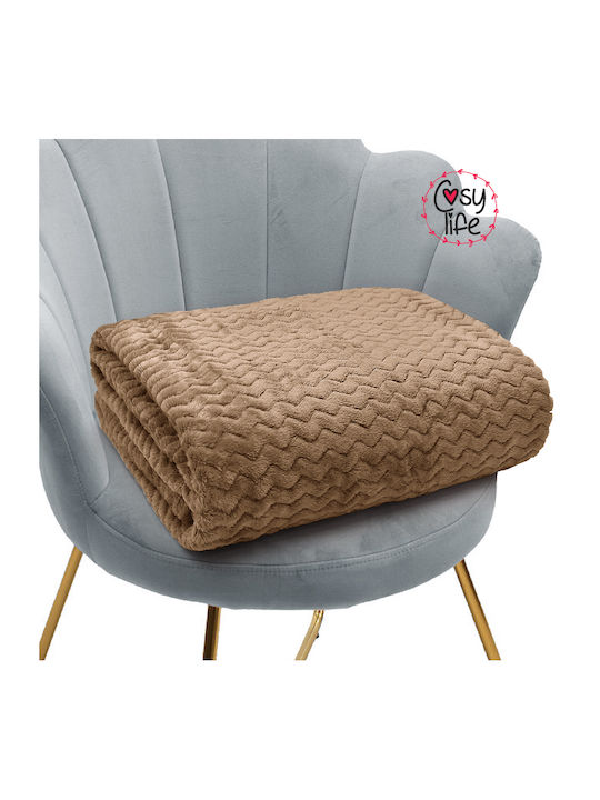 Cosy All Seasons Velvet Double Blanket 215x230c...