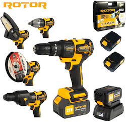 Rotor Σετ 5 Εργαλείων Μπαταρίας Rotor Σετ 5 Εργαλείων Μπαταρίας