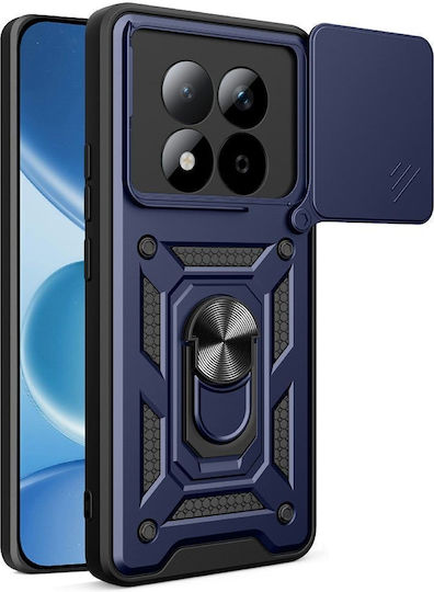 Orso Combo Kickstand Slide Back Cover Albastru (Poco M8)