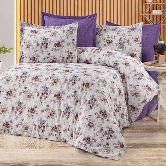 MayHome Σετ Πάπλωμα Μονό 160x240εκ. Floral