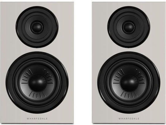 Wharfedale Diamond 12.2i Ζεύγος Ηχείων Hi-Fi Τοίχου 120W Π20xΒ28.5xΥ33.5εκ. Γκρι