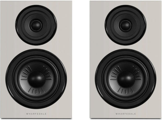 Wharfedale Diamond 12.2i Pair of Hi-Fi Speakers Wall Mounted 120W W20xD28.5xH33.5cm. Gray