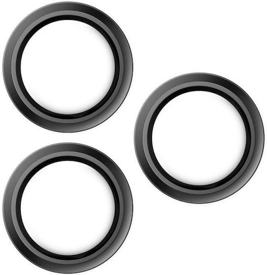Gehärtetes Glas Vollgesicht Hammer Glas Handy-Kameraschutz Apple iPhone 14 Pro 14 Pro Max Materialfarbe Schwarz