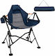 Costway Stuhl Strand Blau 95cm.