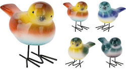 Vogel Porzellan 11cm Mit Metallische Beine 8 Designs