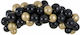 DIY Garland Balloons Black & Gold 60 Pieces
